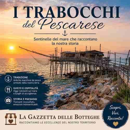I Trabocchi del Pescarese I Trabocchi del Pescarese: sentinelle del mare che raccontano la nostra storia.
