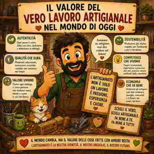 Vero Lavoro Artigianale Quando le mani, l’esperienza e la passione diventano un patrimonio umano.