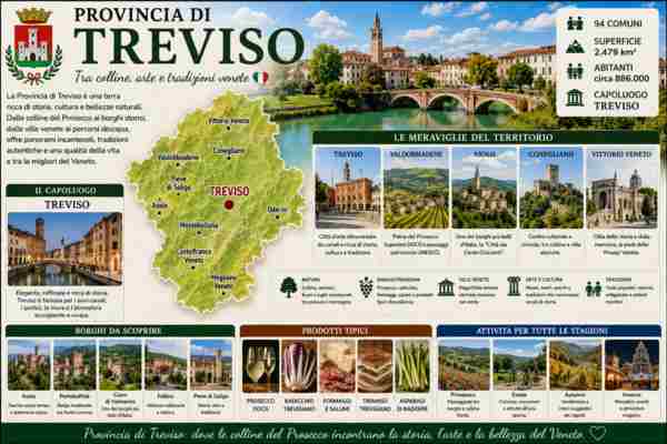Provincia di Treviso Provincia di Treviso – Tra colline, arte e tradizioni venete.