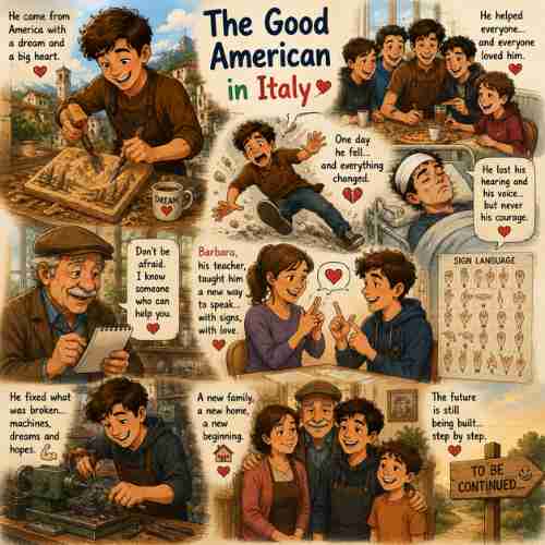 The Good American in Italy – Part 2 Ugo was stunned by the bartender's question.