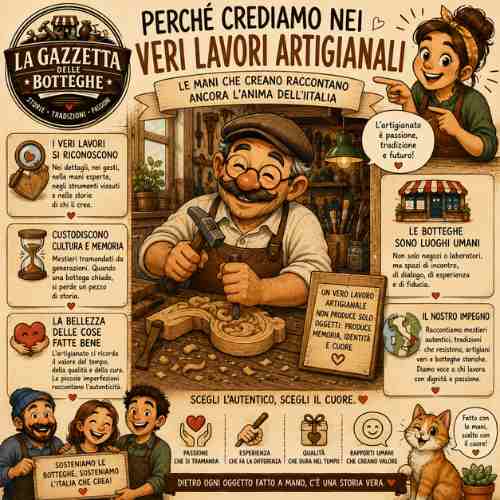 Veri Lavori Artigianali. Perché Crediamo nei Veri Lavori Artigianali.